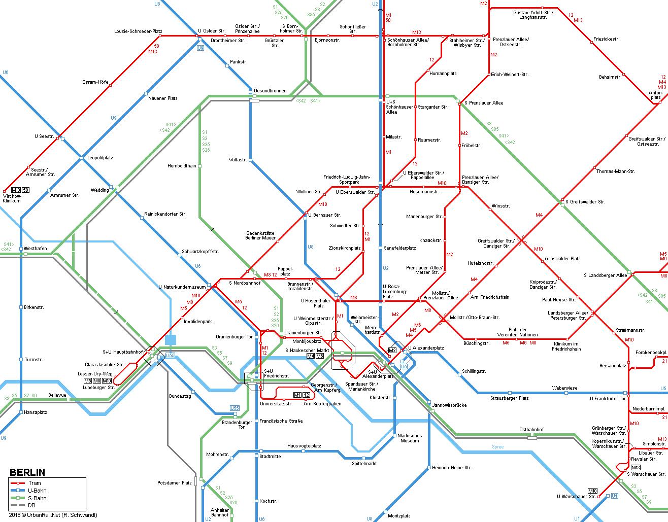Berlín tranvía mapa app Berlín, tren mapa app (Alemaña) Berlín tranvía mapa app Berlín, tren mapa app (Alemaña)